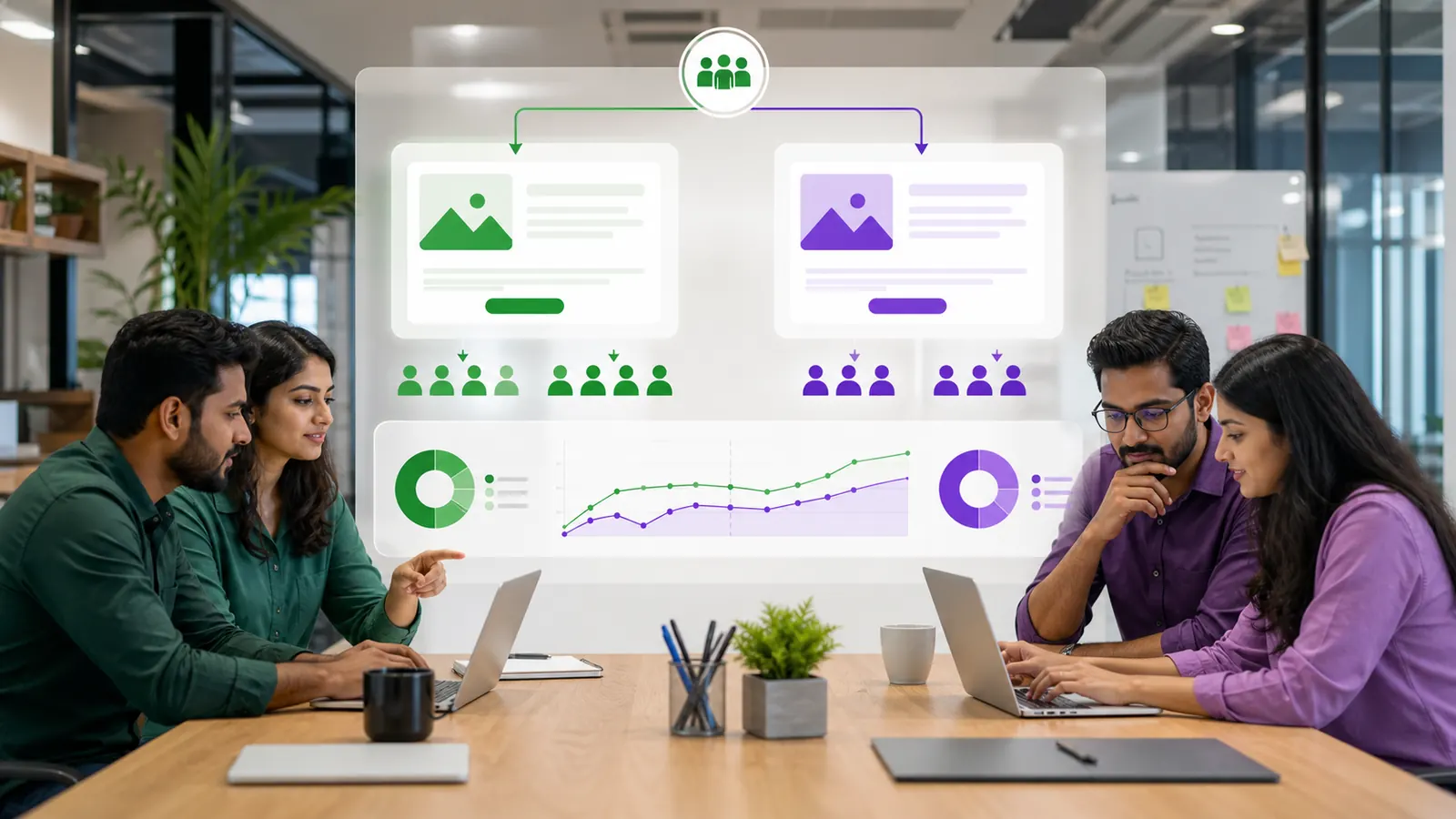 WhatsApp campaign A/B testing workflow for business teams using WhatsApp