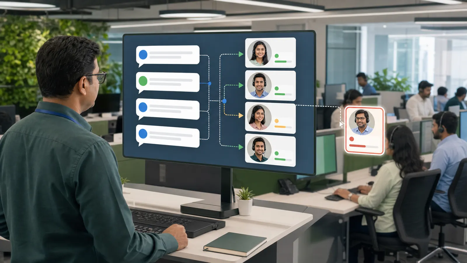 assign WhatsApp conversations to agents workflow for business teams using WhatsApp