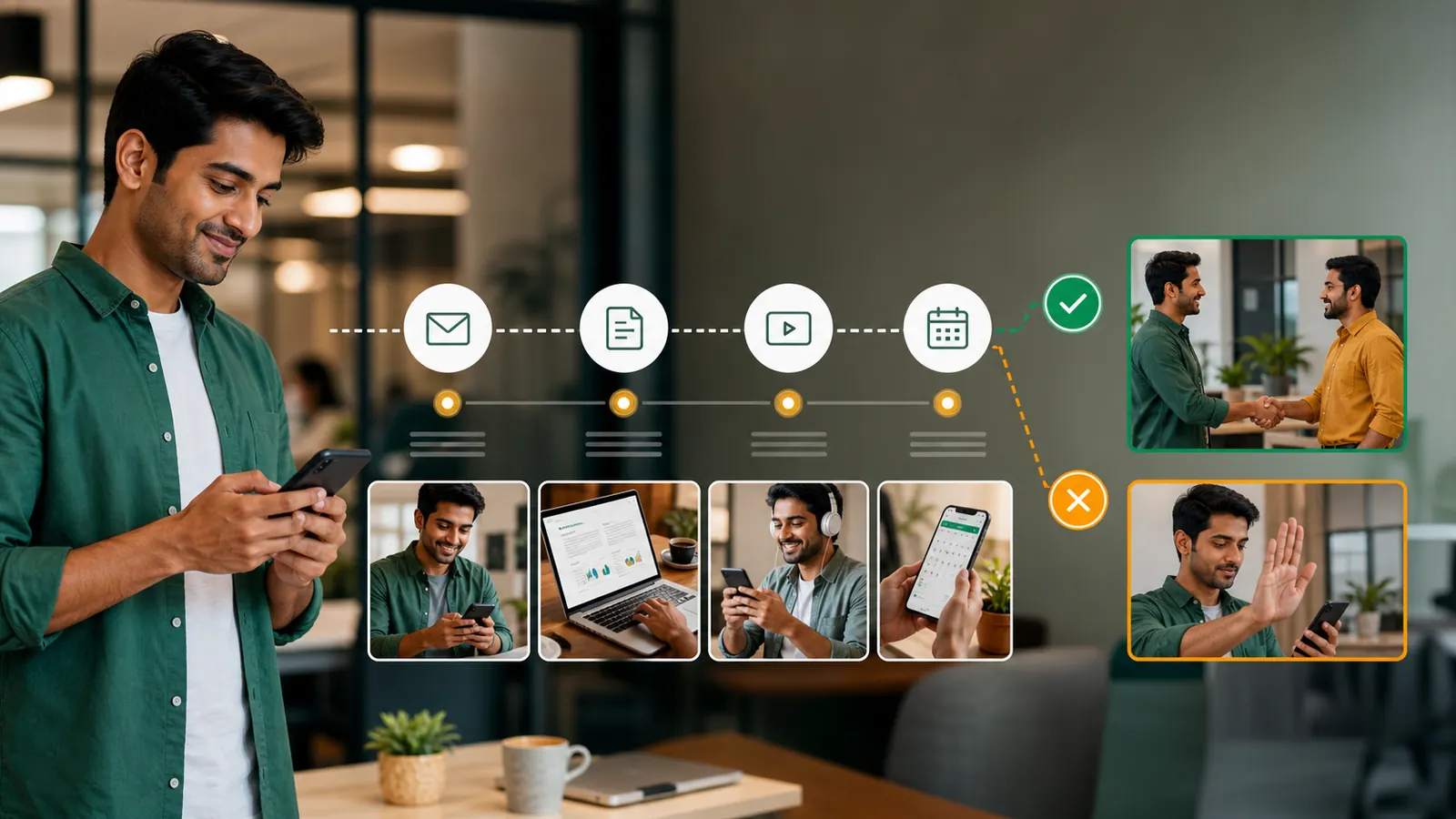 WhatsApp drip campaigns workflow for business teams using WhatsApp