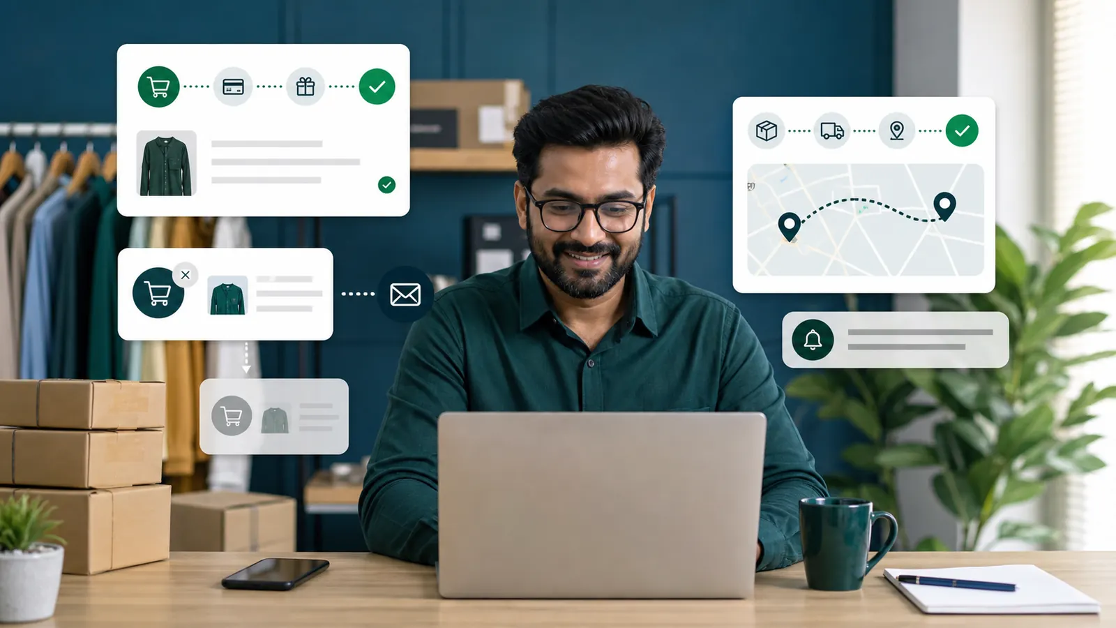 Shopify WhatsApp automation workflow for business teams using WhatsApp