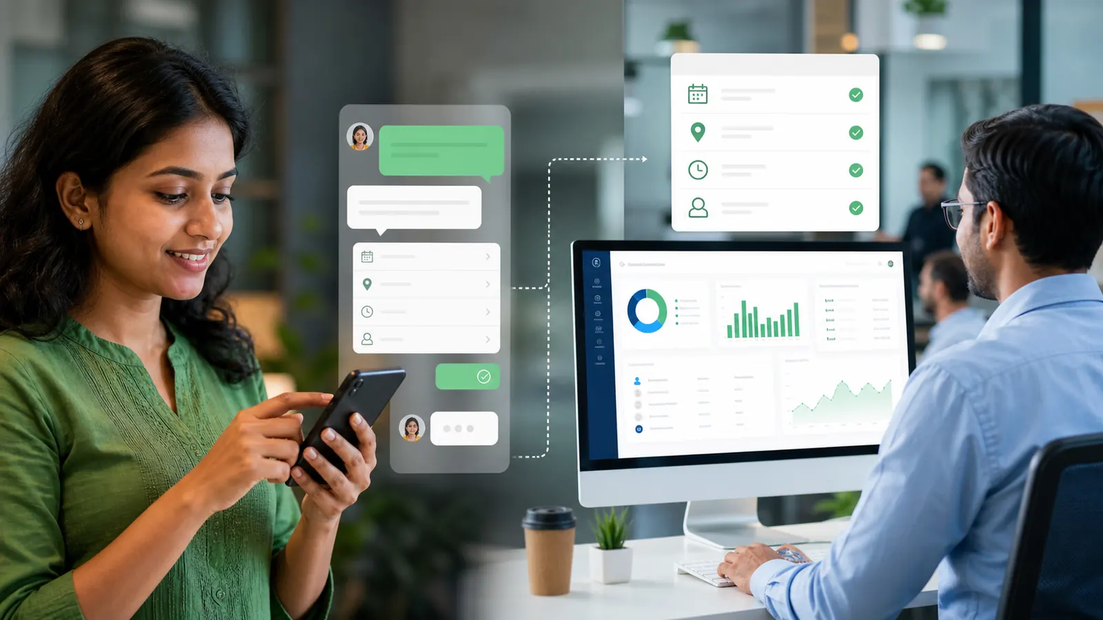WhatsApp Flows workflow for business teams using WhatsApp